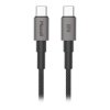 Kabel USB-C do USB-C 60W 3A Premium 1,2m czarny Miccel