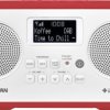 Radio Sangean DPR-77 DAB+, DAB, fale metrowe (VHF) blokada klawiszy czerwony