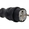 Wtyczka do przedłużacza gumowa rozkręcana z uziemieniem 230V F6.0354