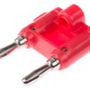 Adapter z wtykiem bananowym Męski typ Wtyk bananowy Czerwony 15A Mueller Electric
