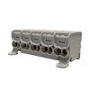 Blok dystrybucyjny - rozdzielczy HLAK 25 (MAG) 5P szary 2xAl/Cu 25mm²+16mm² 1000VAC/1500VDC MAG5255A00