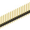 Pin header, 20 pole, pitch 2.54 mm, straight, black, 10058460