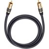 Oehlbach 21535 RCA Audio/phono Cable 5m Black Gold Plated Connectors NF Sub