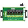 Wall Mount 6 Channel Paddle Rocker Switch AC 115V 230V Power Distribution Strip Module