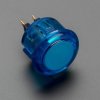 Adafruit Arcade Button - 30mm Translucent Blue