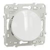 Mocowanie elektroinstalacyjne, kolor Biały, Tworzywo termoplastyczne, Schneider Electric, Ovalis Płyta pokrywy