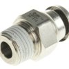 Złączka pneumatyczna R 1/8 męskie Wciskane 6 mm SMC Adapter gwintowany prosty R 1/8 męskie