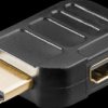 65745 Adapter, HDMI male to female, 8K 60 Hz, 90° horizontal