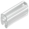 PVC cable maker, inscribable, (W x H) 15 x 27 mm, max. bundle Ø 22 mm, transparent, 1806260000