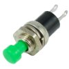 Green Mini Off(On) Momentary Switch SPST