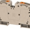 Through terminal block, push-in connection, 35 mm², 1 pole, 125 A, 8 kV, dark beige, 2551550000