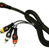 Przyłącze kabel JACK/RCA 4 polowy 3,5mm/3xRCA 1,5m