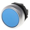 Łeb przycisku, Ø 22 mm, IP69K, IP67, IP66, kolor: Niebieski Sprężyna powrotna, Lovato, Platinum 22 mm