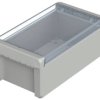 Bopla B 221309 PC-V0-G 7035 (96025235) - obudowa uniwersalna z przezroczystą pokrywą (231 x 125 x 90 mm)