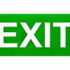 Piktogram PD28 150x300 EXIT logo awex (ISO7010)