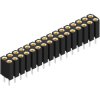 Socket header, 32 pole, pitch 2.54 mm, straight, BL 6 32