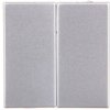Kos66 Klawisz Podwójny 2Szt. 22,5X45 Aluminium 664080