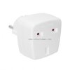 Adapter przejście 1x2P+Z+schuko ›Anglia biała COL1