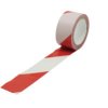 Taśma ostrzegawcza szerokość 50mm Czerwony/biały Taśma do wyznaczania ciągów komunikacyjnych RS PRO PVC grubość 0.15mm