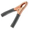 75 mm - 50A Crocodile Clip, Non-insulated - Black