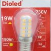 Żarówka LED 230V E14 3W tablicowa, 180lm, biała ciepła; Dioled