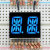 Dual Alphanumeric Display - Blue 0.54
