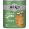 Liberon 126104 Superior Decking Oil Medium Oak 2.5 litre