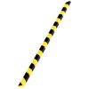 Durable 1108130 Sleeve Black Yellow 1000x60x20mm Bumpers Protection Barriers