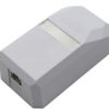 Puszka N/T Dla Modułu Keystone 1-Portowa Snap-On Biała Molex