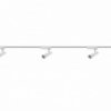 Komplet szynowy ROCCA 1 fazowy biały z 3 reflektorkami LED LP-1019 set WH Light Prestige