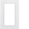 BERKER B.7 Ramka z dużym wycięciem biały mat lak 13096919 HAGER