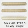 DIN 41612 Type-C 64-Way plug to PCB - Thomas & Betts
