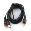 Przewód Jack 3,5 - 2 x RCA 3 m