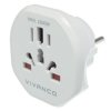 Adapter podr.zestaw EUROPA/ŚWIAT 5w1 VIVANCO turystyczny, przejściówka