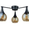 Lampa sufitowa nowoczesna 3xE27 STAR HONEY BLACK
