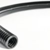 Corrugated hose, inside Ø 47.2 mm, outside Ø 54.5 mm, BR 80 mm, PA, black, 166-11114