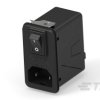 Filtr wejściowy złącza IEC1 3A TE Connectivity Zatrzask 5 x 20mm