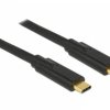 DeLOCK 83868 Kabel USB USB 2.0 4 m USB C Czarny