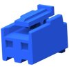 Plug housing, 2 pole, pitch 3.96 mm, straight, blue, 3-1123722-2