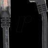 CCGP85227BK30 Patch cable, Cat.6, SF/UTP, angled / straight, 3 m, black