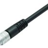 Sensor actuator cable, M9-cable plug, straight to open end, 3 pole, 2 m, PUR, black, 4 A, 79 1405 12 03