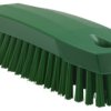 Szczotka do szorowania, dł. włosia: 20mm, Średni, Zielony, Poliester, zastosowanie: Uniwersalny środek czyszczący,