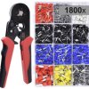 TRU COMPONENTS TC-12888376 Zestaw końcówek rurkowych T23C002, z częściową izolacją , 0.5 mm² x 12 mm, 1800 szt.
