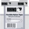 Labelling tape cartridge, 19 mm, tape black, font white, 5.5 m, 1805436