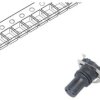 Złącze M8, żeńskie, PIN:3, gniazdo, pionowe, 60V M8S-03PFFT-EE0001