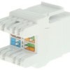 Gniazdo Keystone Jack, Cat6, RJ45, 1 porty, UTP