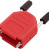 encitech DPPK09-R-K 6353-0103-01 Obudowa złącza D-SUB Ilość styków: 9 tworzywo sztuczne 180 ° czerwony 1 szt.