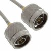 Coaxial cable, N plug (straight) to N plug (straight), 50 Ω, 0.141" CONFORMABLE, grommet black, 457 mm, 175101-R2-18.00