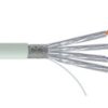 Kabel Ethernet Cat6a długość 100m Niezakończony RS PRO PVC l. żył: 8 średnica 8mm