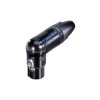 Neutrik NC10FRX-14-B RX Series XLR Connector Right Angle 10 Pins Black